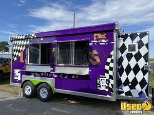 2022 8' x 16' Mobile Kitchen Super Clean Turnkey Commercial Food Concession Trailer for Sale in Indiana!