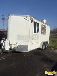 2022 15' Interstate Kitchen Food Concession Trailer Mobile Vending Unit for Sale in Indiana!