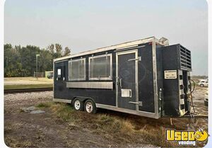 Double Axle Kitchen Food Concession Trailer with Pro Fire System for Sale in Iowa!