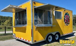 TURNKEY - 2013 8.6' x 18' Kitchen Food Concession Trailer with Bathroom & Pro-Fire Suppression for Sale in Iowa!