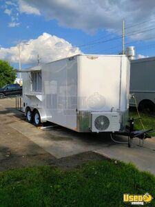Brand New 2023 7' x 16' Food Concession Trailer / Mobile Kitchen Unit for Sale in Iowa!