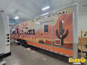 Like New - 2025 26' Kitchen Food Concession Trailer with Enclosed Porch for Sale in Iowa!