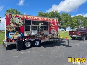 Well Equipped - 2024 Kitchen Food Concession Trailer with Fire Suppression System for Sale in Kansas!