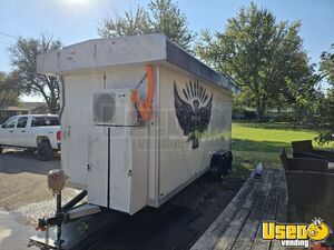 Loaded 2023 7' x 18' Kitchen Food Concession Trailer with Pro-Fire System for Sale in Kansas!