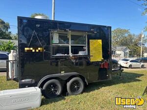 2023 - 7' x 12' Street Food Concession Trailer with Pro-Fire System for Sale in Kentucky!