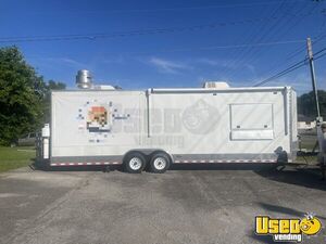 2023 8.5' x 28' Freedom Food Trailer with Fire Suppression System for Sale in Kentucky!