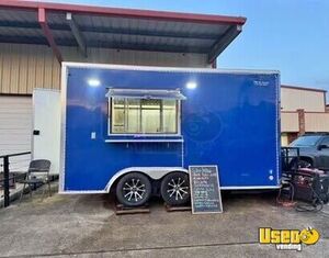 2024 Like New 8' x 14' Mobile Kitchen Food Concession Trailer for Sale in Louisiana!