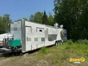 2019 8.5' x 32' Kitchen Food Concession Trailer with Bathroom for Sale in Maine!