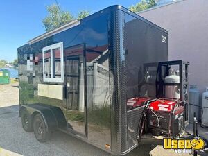 Like New - 2025 7' x 14' Kitchen Food Concession Trailer with Fire Suppression System for Sale in Maryland!