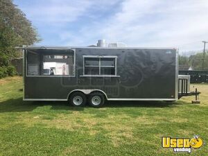 2021 - 8' x 28' Mobile Kitchen Food Concession Trailer with Porch for Sale in Massachusetts!