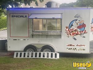 Well Equipped 2021 - 7' x 14' Food Concession Trailer for Sale in Massachusetts!