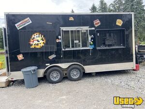 Like New 2021 - 8.5' x 18' Kitchen Food Concession Trailer with Pro-Fire Suppression for Sale in Michigan!