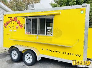 Well Maintained 2018 7' x1 4' Kitchen Food Concession Trailer with Pro-Fire System for Sale in Michigan!