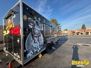 2024 8.5' x 22' Kitchen Food Concession Trailer with Fire Suppression System for Sale in Michigan!