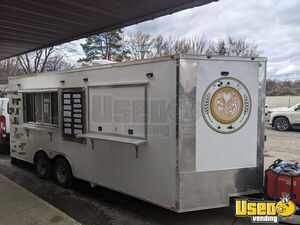 TURNKEY LICENSED & LOADED PRACTICALLY NEW 2021 8.5' x 20' Mobile Kitchen Food Concession Trailer for Sale in Michigan!