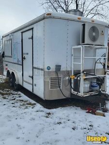 18' Kitchen Food Trailer with  Fire Suppression System for Sale in Michigan!