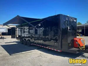 Loaded 2023 8.5' x 32'  Kitchen Food Concession Trailer with Bathroom + Pro Fire System for Sale in Michigan!