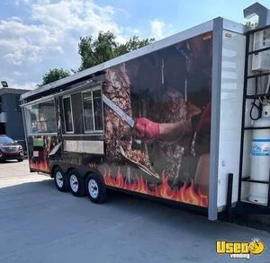 2024 22' Kitchen Food Concession Trailer with Fire Suppression System for Sale in Michigan!