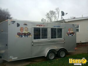 2023 - Quality Cargo 7' x 16' Street Food Concession Trailer | Mobile Vending Unit for Sale in Michigan!