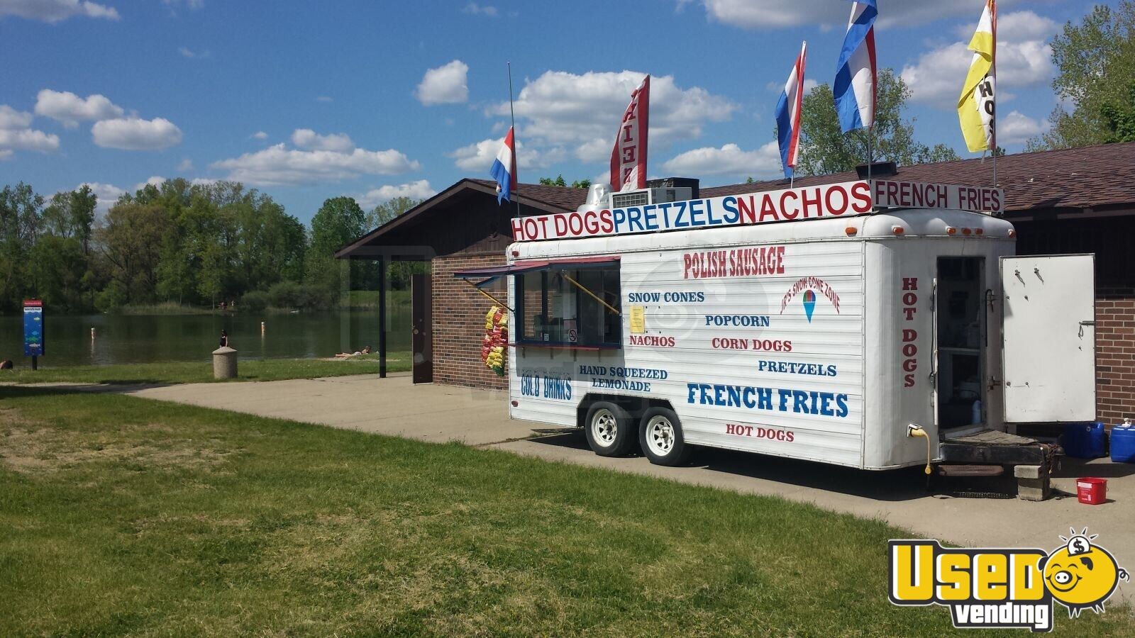 Used Concession Trailer in Michigan for Sale Mobile Kitchen