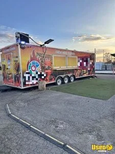 2023 - 30' Kitchen Food Concession Trailer with Pro Fire System for Sale in Michigan!