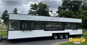 36' Double Kitchen Food Trailer Freshly Upgraded Loaded High Volume Concession Trailer for Sale in Michigan!