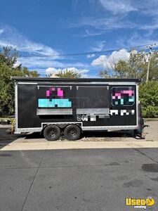 Well Equipped - 2023 8.5' x 18' Kitchen Food Concession Trailer Mobile Vending Unit for Sale in Michigan!