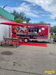 2023 8' x 18' Kitchen Food Concession Trailer with Pro-Fire Suppression for Sale in Michigan!