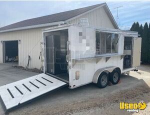 Well Equipped - 2017 17' Kitchen Food Trailer with Fire Suppression System for Sale in Michigan!