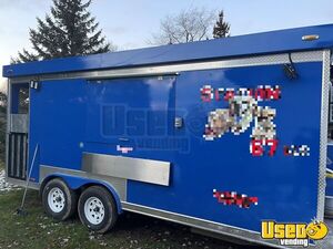 Licensed - 2023 8' x 18' Kitchen Food Concession Trailer | Mobile Food Unit for Sale in Michigan!