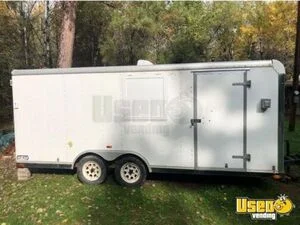 2005 8' x 16' Mobile Kitchen Food Concession Trailer with Pro Fire System for Sale in Minnesota!
