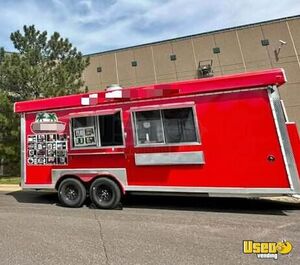 2023 8' x 20' Kitchen Food Concession Trailer with  Fire Suppression System for Sale in Minnesota!