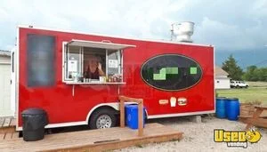 2016 20' Kitchen Food Concession Trailer with Fire Suppression System for Sale in Minnesota!