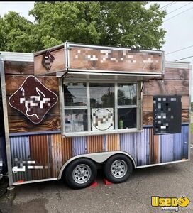 2015 14' Worldwide Kitchen Food Concession Trailer with Fire Suppression System for Sale in Minnesota!