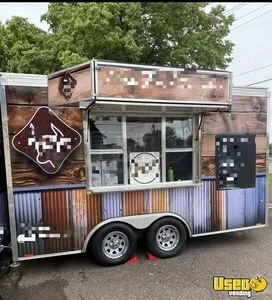 2015 14' Worldwide Kitchen Food Concession Trailer with Fire Suppression System for Sale in Minnesota!