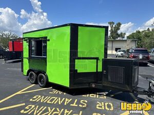 New - 2023 8.5' x 12'  Kitchen Food Trailer with Pro-Fire Suppression for Sale in Minnesota!