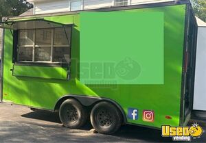 2020 8.5' x 16' Kitchen Food Concession Trailer with Fire Suppression System for Sale in Mississippi!