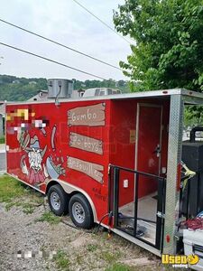 2022 20' Kitchen Food Trailer wtih Fire Suppression + Porch | Concession Trailer for Sale in Missouri!