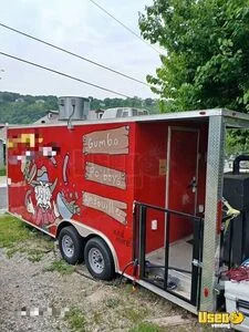 2022 20' Kitchen Food Trailer wtih Fire Suppression + Porch | Concession Trailer for Sale in Missouri!