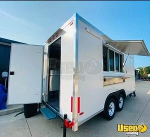 2024 8' x 16' Kitchen Food Concession Trailer with Fire Suppression System for Sale in Missouri!