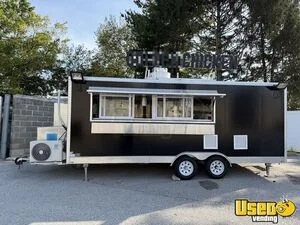 Fully Equipped 2025- 7' x 18' Kitchen Food Concession Trailer with Pro Fire System for Sale in Missouri!