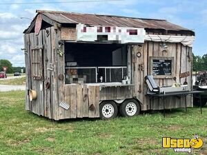 Eye Catching - 2008 7' x 16' Kitchen Food Trailer with Fire Suppression System for Sale in Missouri!