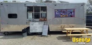 2020 8.5' x 28' Freedom Kitchen Food Concession Trailer with Bathroom for Sale in Missouri!