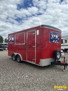 2014 8' x 16' Kitchen Food Concession Trailer Mobile Vending Unit for Sale in Montana!
