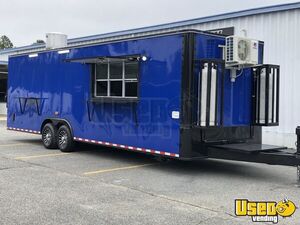 Custom Built -2020 WOW Cargo 28' Food Vending Trailer with Protex Fire Suppression System for Sale in Montana!