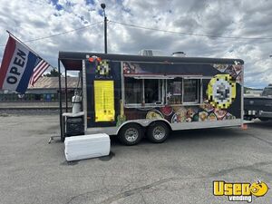 TURNKEY - 2017 8.5' x 18' Cargo Craft Kitchen Food Concession Trailer with Pro-Fire Suppression for Sale in Montana!
