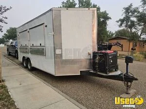 2023 8.5' x 18' Kitchen Food Concession Trailer with Fire Suppression System for Sale in Montana!