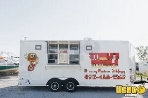 2025 8.5' x 20' Kitchen Food Concession Trailer with Pro-Fire System for Sale in Nebraska!