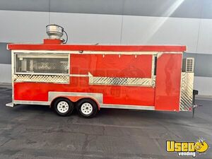 LOADED - 8' x 18' 2022 Kitchen Food Concession Trailer with Pro-Fire Suppression for Sale in Nevada!