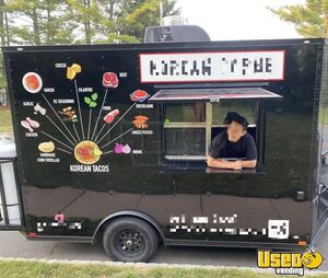 Like New - 2023 8.5' x 12' Kitchen Food Trailer with Fire Suppression System for Sale in New Jersey!